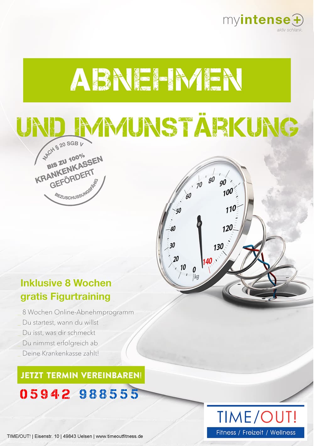 Du nimmst ab, deine Krankenkasse zahlt!